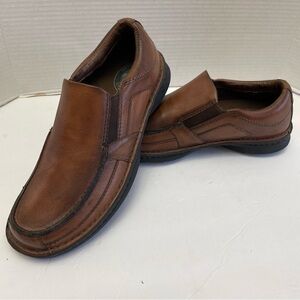 Streetcars Leather Carrera Slip-On Loafer Brown Comfort Shoes Mens 10 M 5703